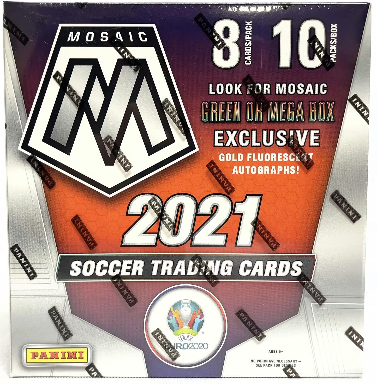 Panini Mosaic UEFA Euro 2020 Soccer Mega Box