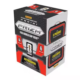 2026 Panini Prizm FIFA World Cup Soccer Blaster Box (Teal, Red & Green Prizms!)