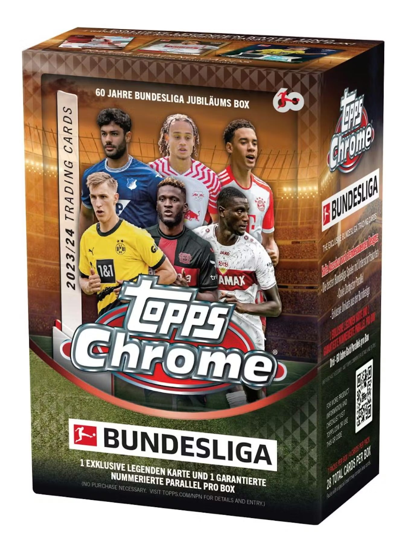 Topps Chrome Bundesliga 2023/24 Soccer Blaster Box