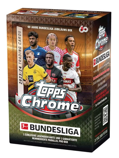Topps Chrome Bundesliga 2023/24 Soccer Blaster Box