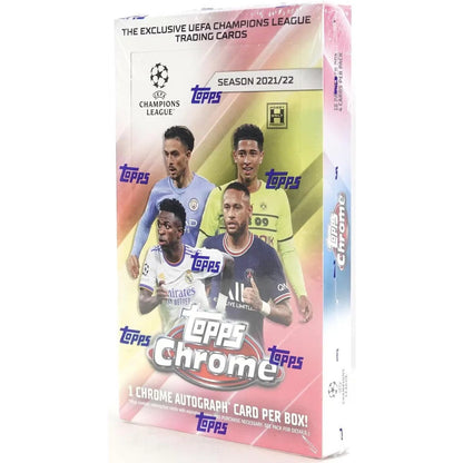 2021-22 Topps Chrome UEFA Champions League Soccer Hobby Box
