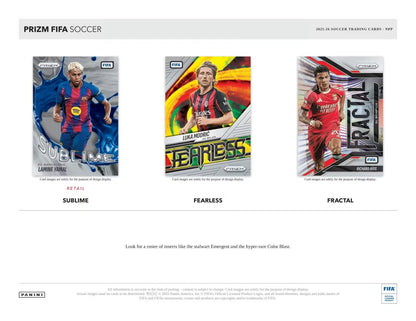 Panini Prizm 2025/26 FIFA Soccer Blaster Box (Pink & Orange Mosaics!)
