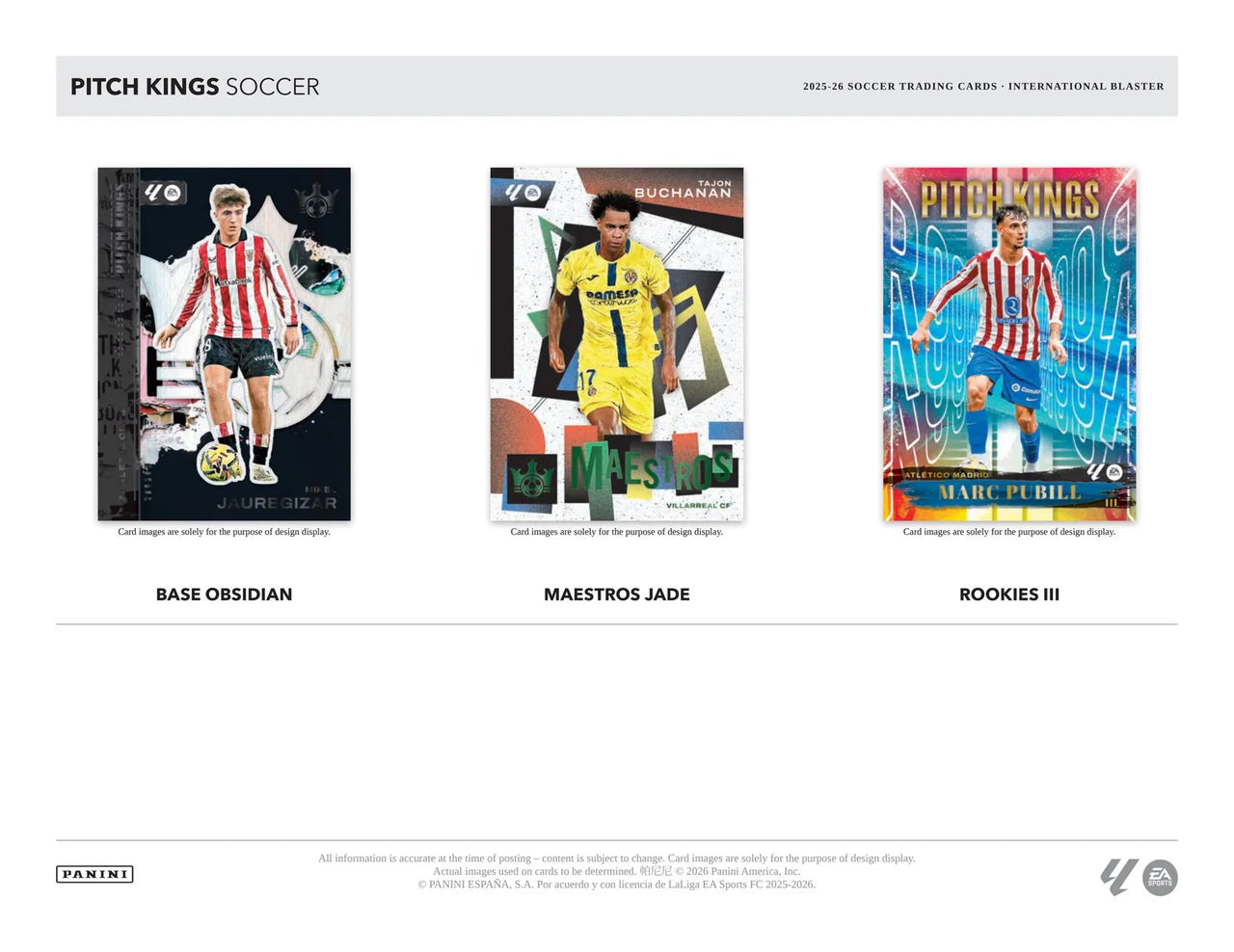 Panini Pitch Kings Soccer 2025-26 Blaster Box