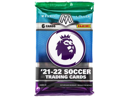 Panini Mosaic 2021/22 Premier League EPL Soccer 6-Pack Blaster Box (Orange Parallels!)