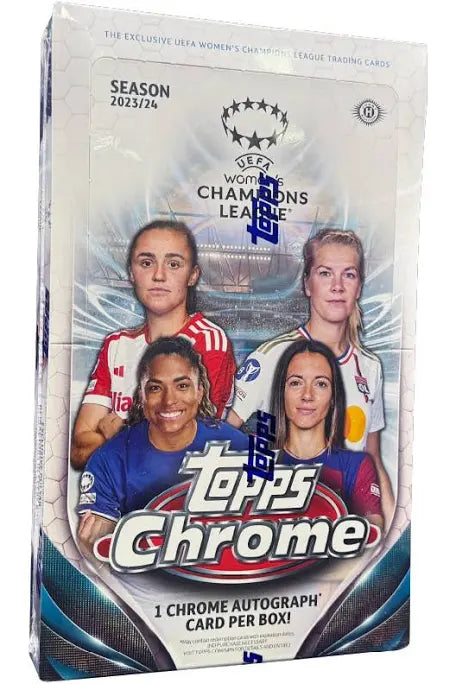 Topps Chrome UEFA Women's Champions League 2023/24 Soccer Hobby Box