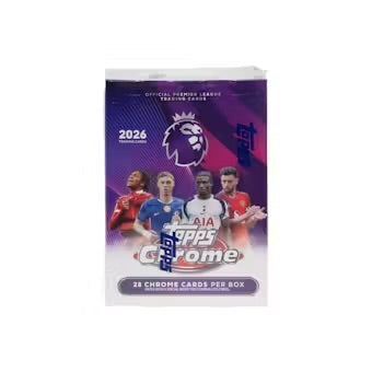 Topps Chrome 2026 Premier League EPL Soccer Blaster Box