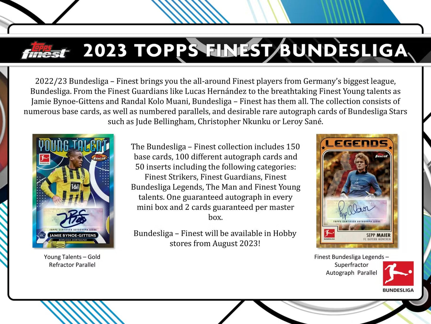 Topps 22/23 Finest Bundesliga Soccer Hobby Box