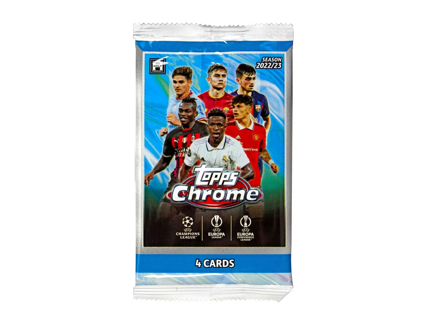 Topps Chrome UEFA Club Competitions 2022/23 Soccer Hobby LITE Box