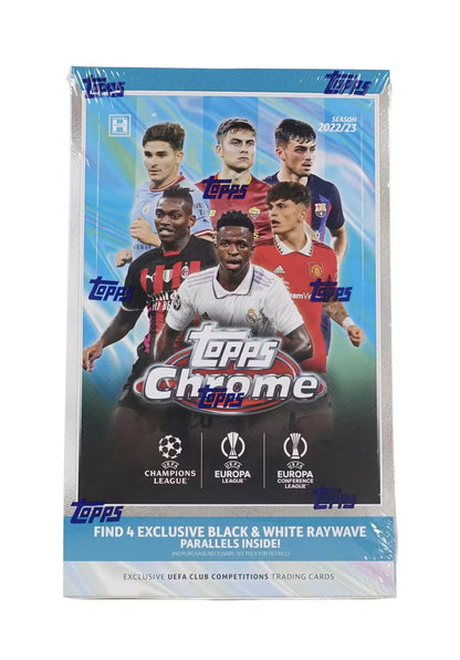Topps Chrome UEFA Club Competitions 2022/23 Soccer Hobby LITE Box