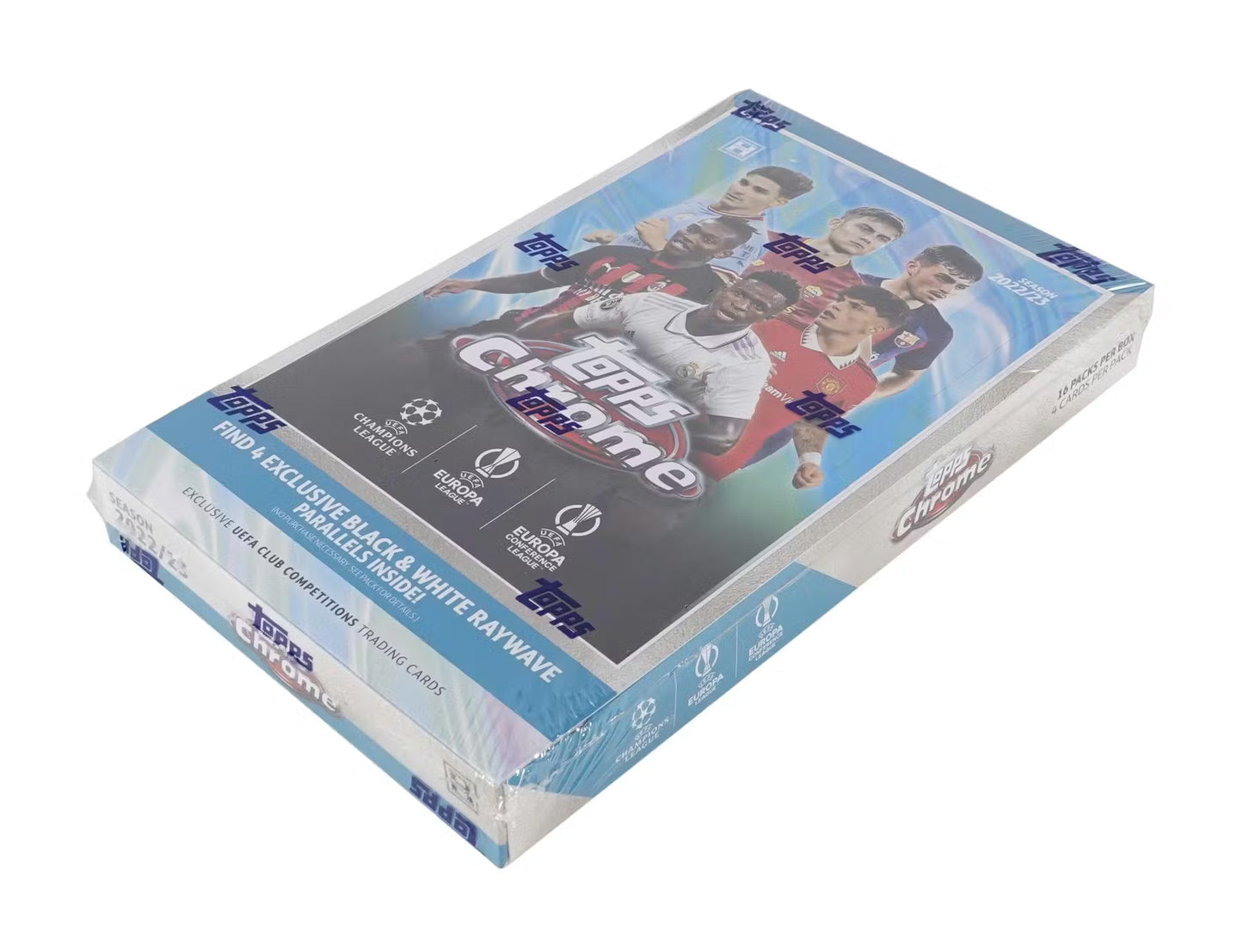 Topps Chrome UEFA Club Competitions 2022/23 Soccer Hobby LITE Box