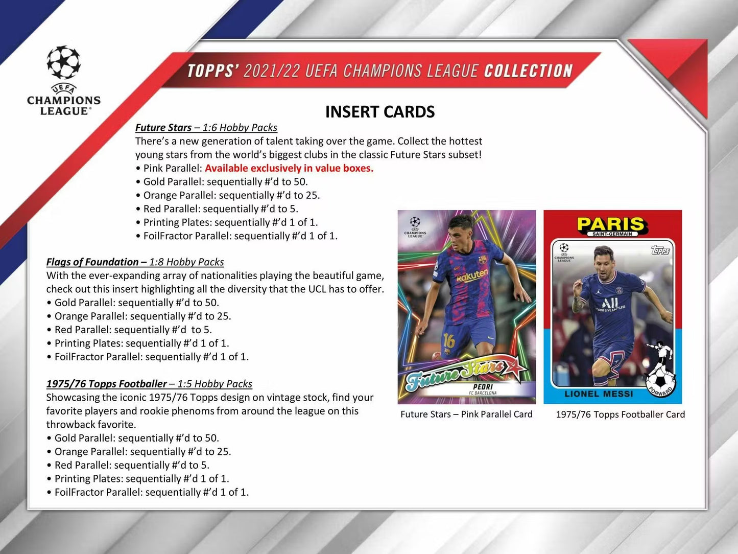 Topps UEFA Champions League Collection Soccer 2021/22 Blaster Box