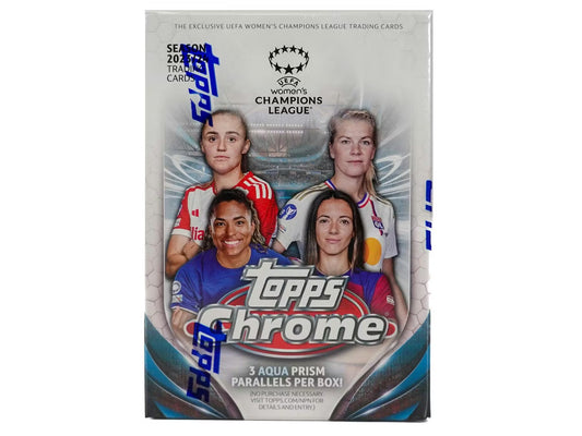 Topps Chrome UEFA Women's Champions League 2023/24 Soccer Blaster Box