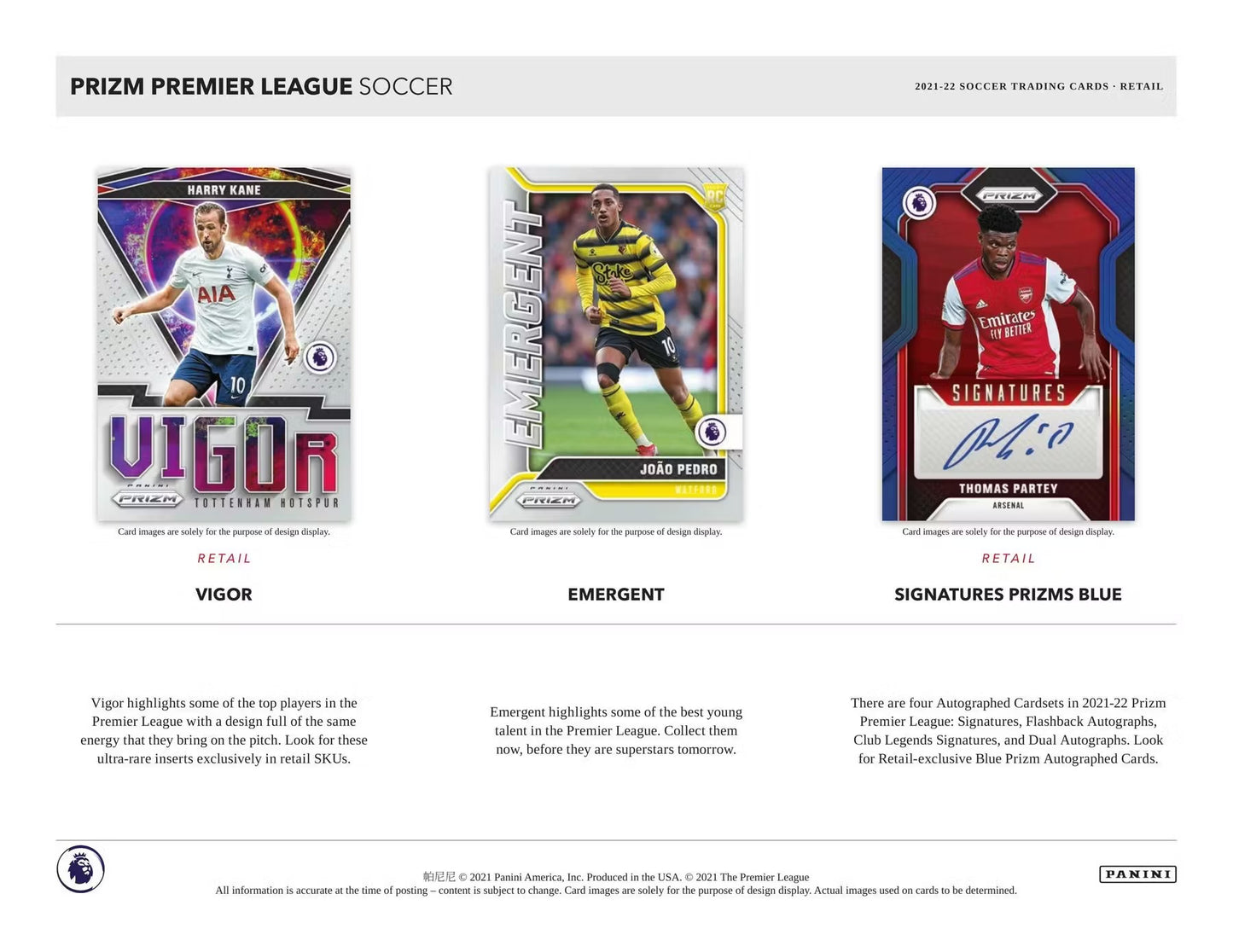 Panini Prizm Premier League EPL 2020/21 Soccer Mega Box