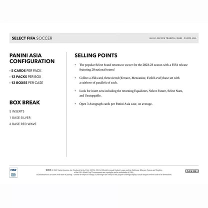 2022-23 Panini Select FIFA Soccer Box TMALL
