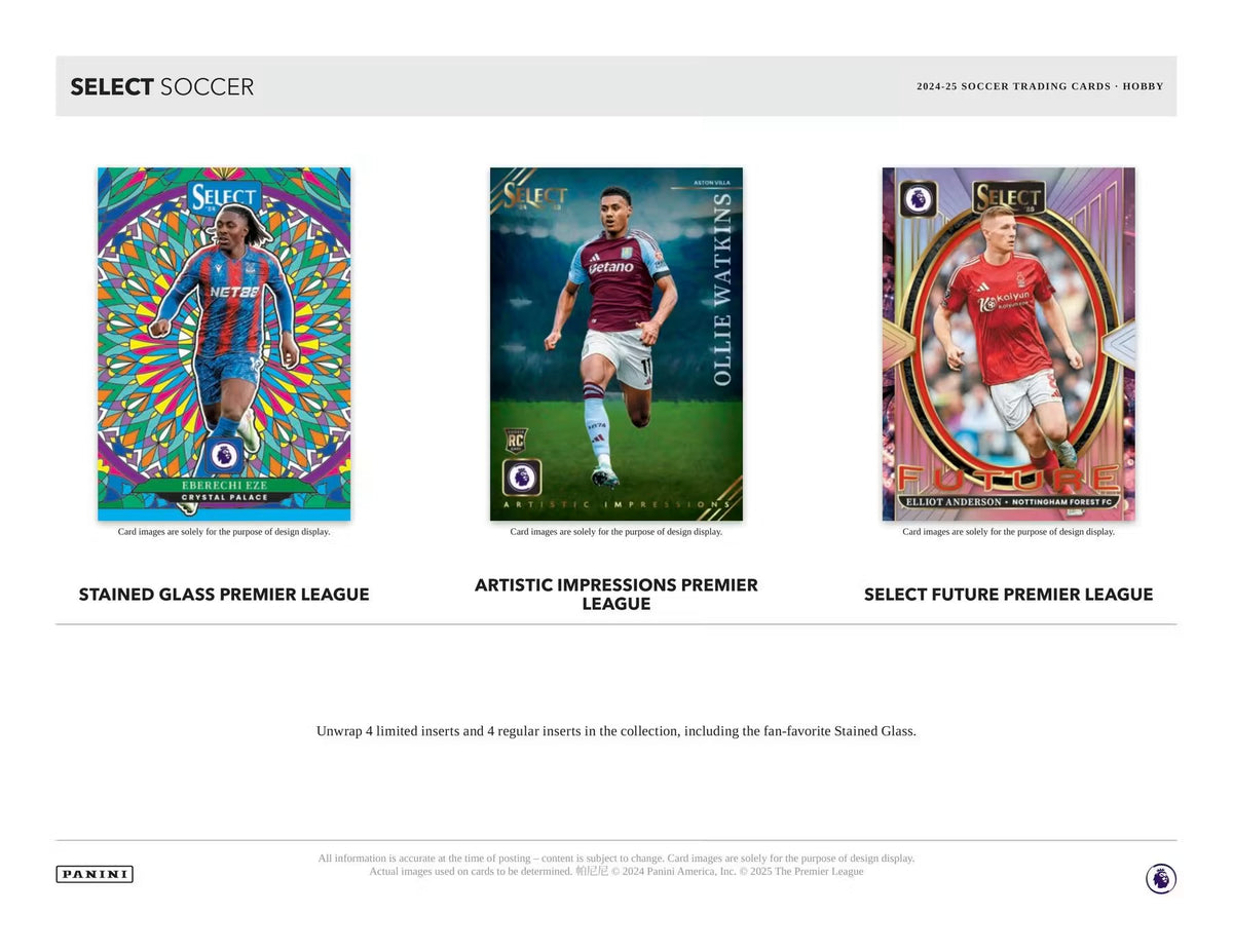Panini Select 2024/25 Premier League EPL Soccer Hobby Box