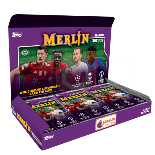 Topps Merlin 2021/22 UEFA Champions League Soccer Hobby Box
