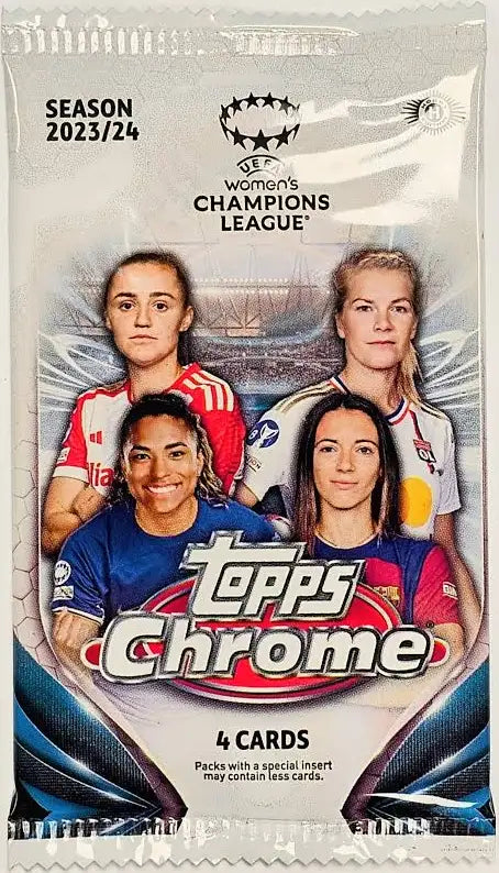 Topps Chrome UEFA Women's Champions League 2023/24 Soccer Hobby Box