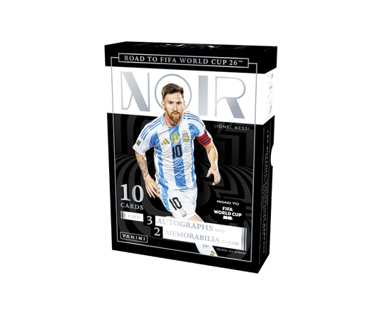 Panini Noir 2025-26 Road to FIFA World Cup Soccer Hobby Box