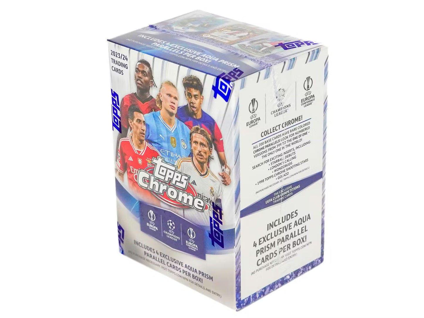 Topps Chrome UEFA Club Competitions 2023/24 Soccer Blaster Box