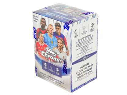 Topps Chrome UEFA Club Competitions 2023/24 Soccer Blaster Box