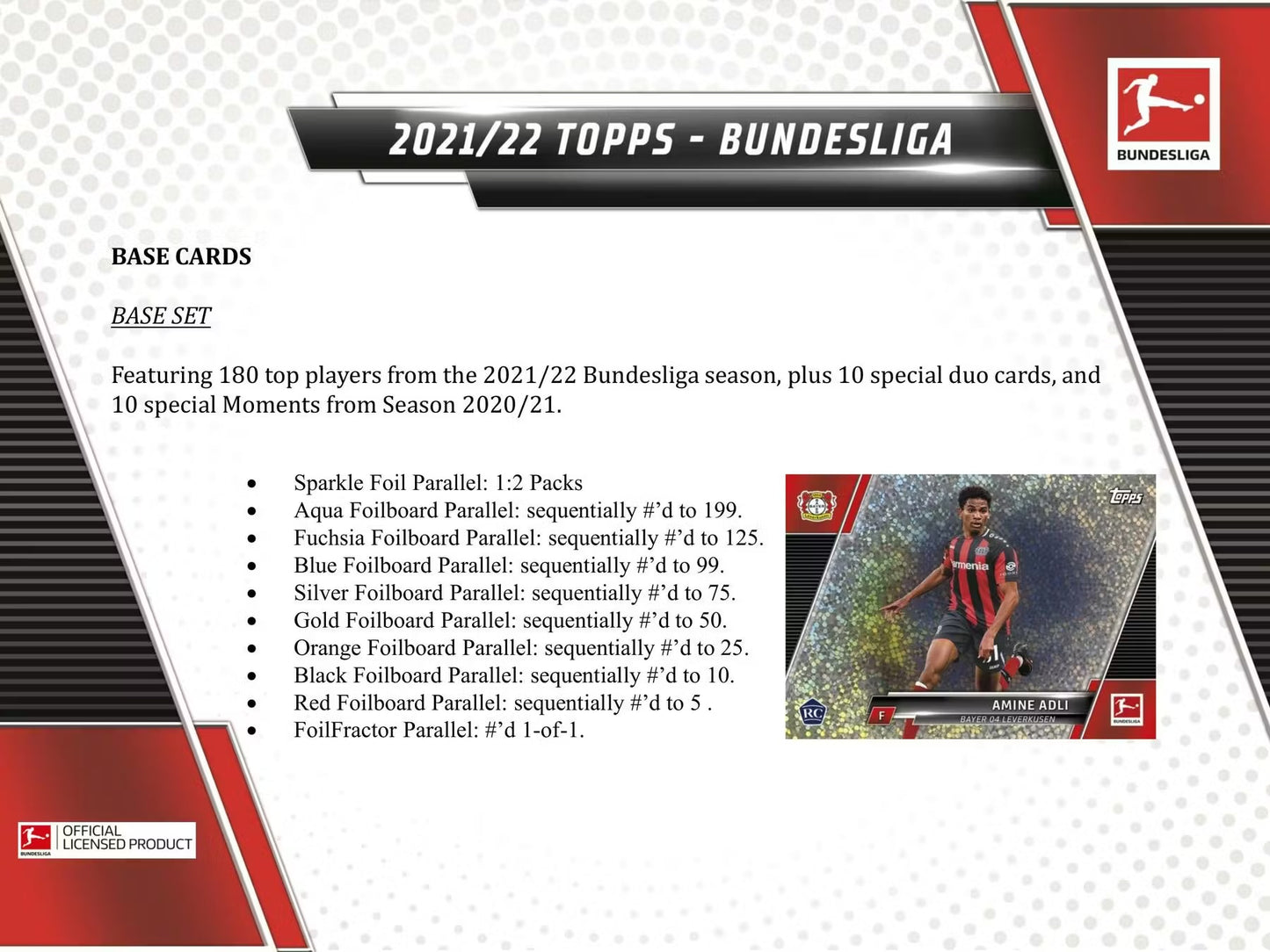 Topps Bundesliga 2021/22 Soccer Hobby Box