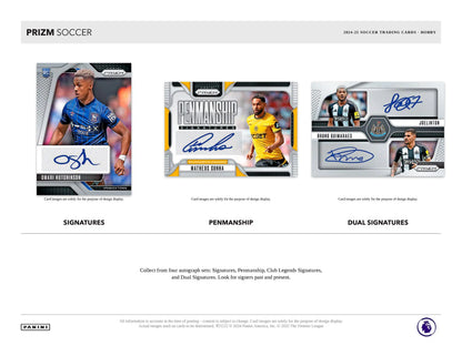Panini Prizm2024/25  English Premier League Soccer Hobby Box