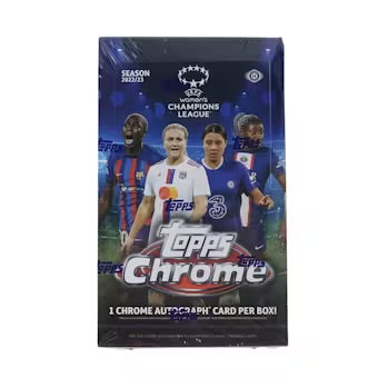 2022/23 Topps Chrome UEFA Women's Champions League Soccer Hobby Box