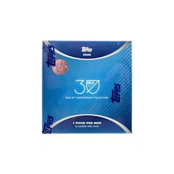 Topps 2025 MLS Major League Soccer 30th Anniversary Collection Soccer Box