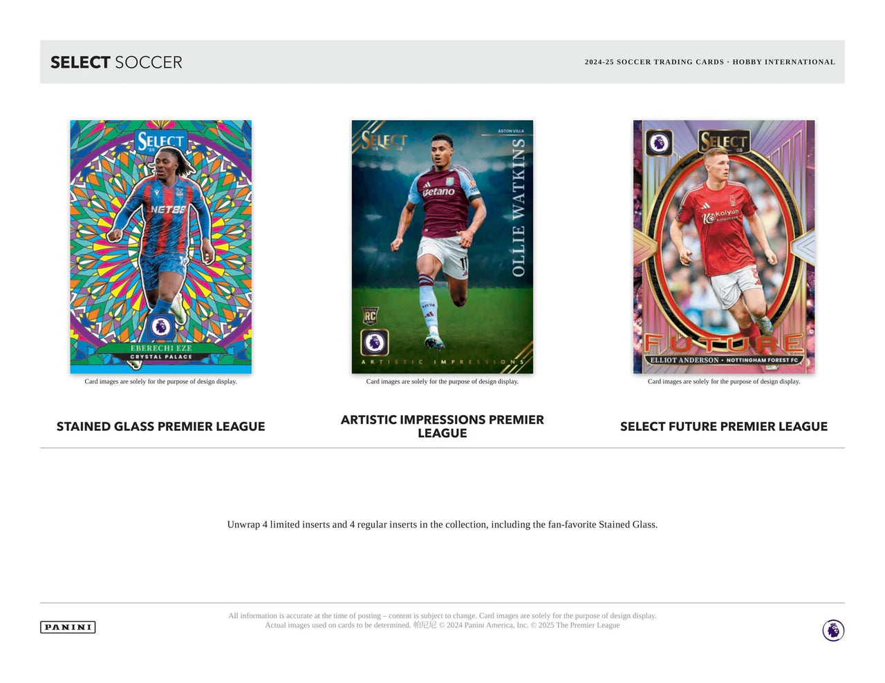 2024-25 Panini Select EPL Soccer Hobby International Box