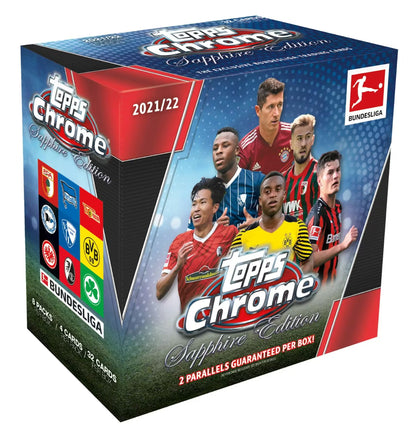 Topps Chrome Bundesliga Sapphire Edition 2021/22 Soccer Hobby Box
