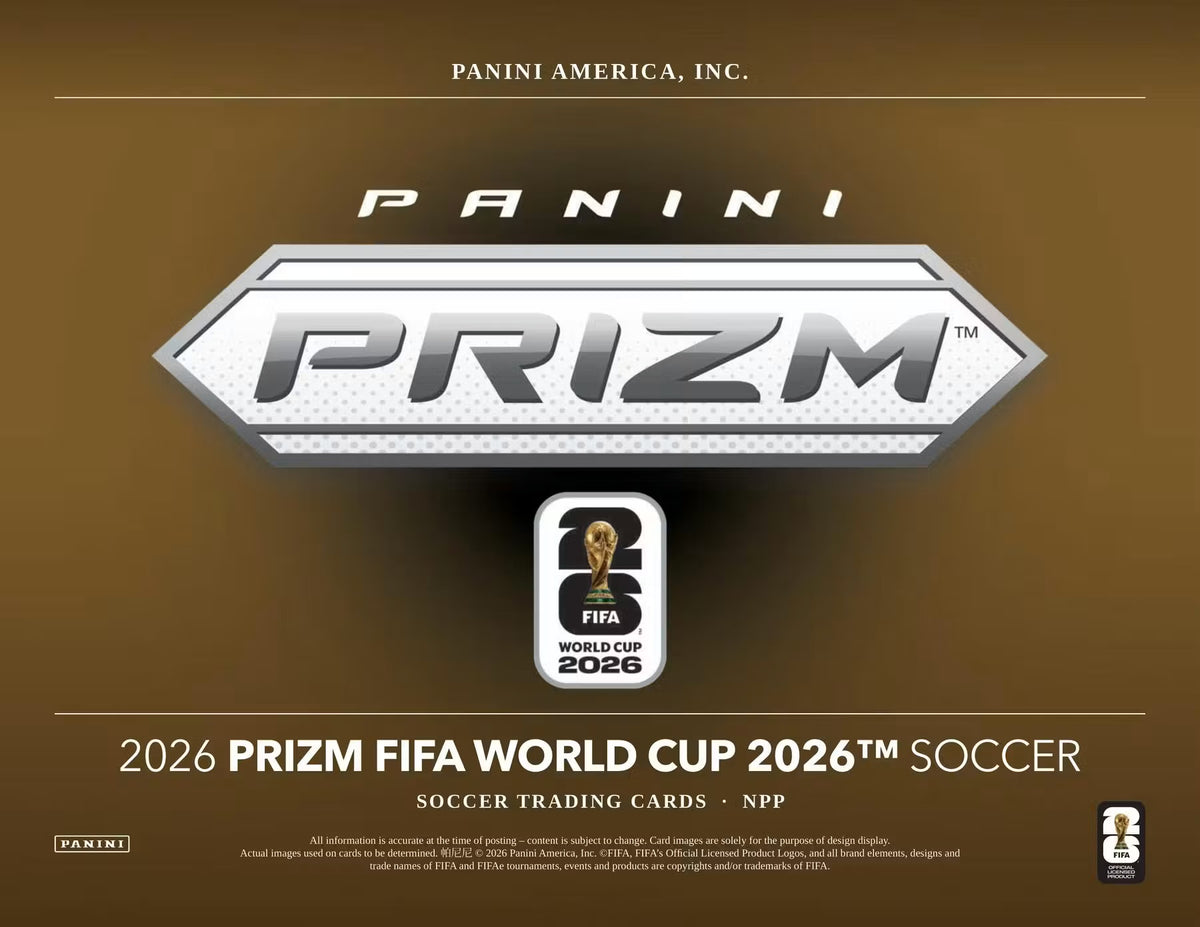Panini Prizm 2026 FIFA World Cup Soccer Mega Box (Red Disco Parallels!)