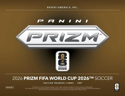 Panini Prizm 2026 FIFA World Cup Soccer Mega Box (Red Disco Parallels!)