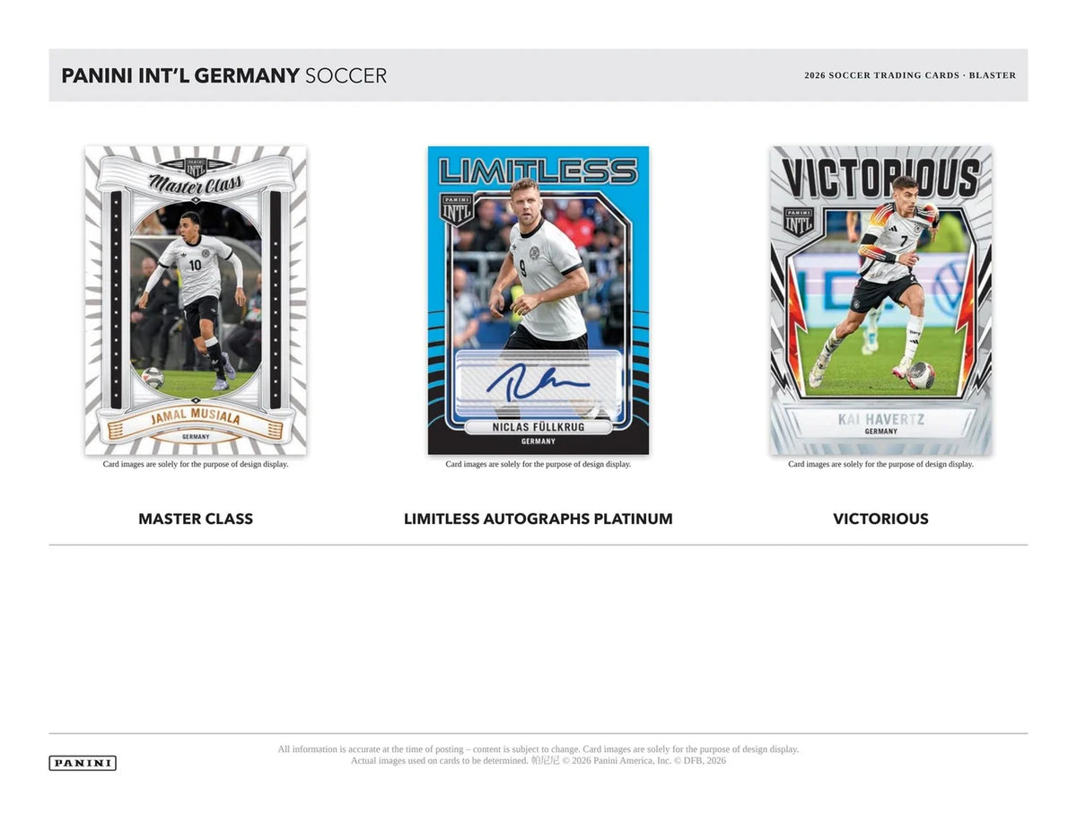 Panini International 2026 Germany Soccer Blaster