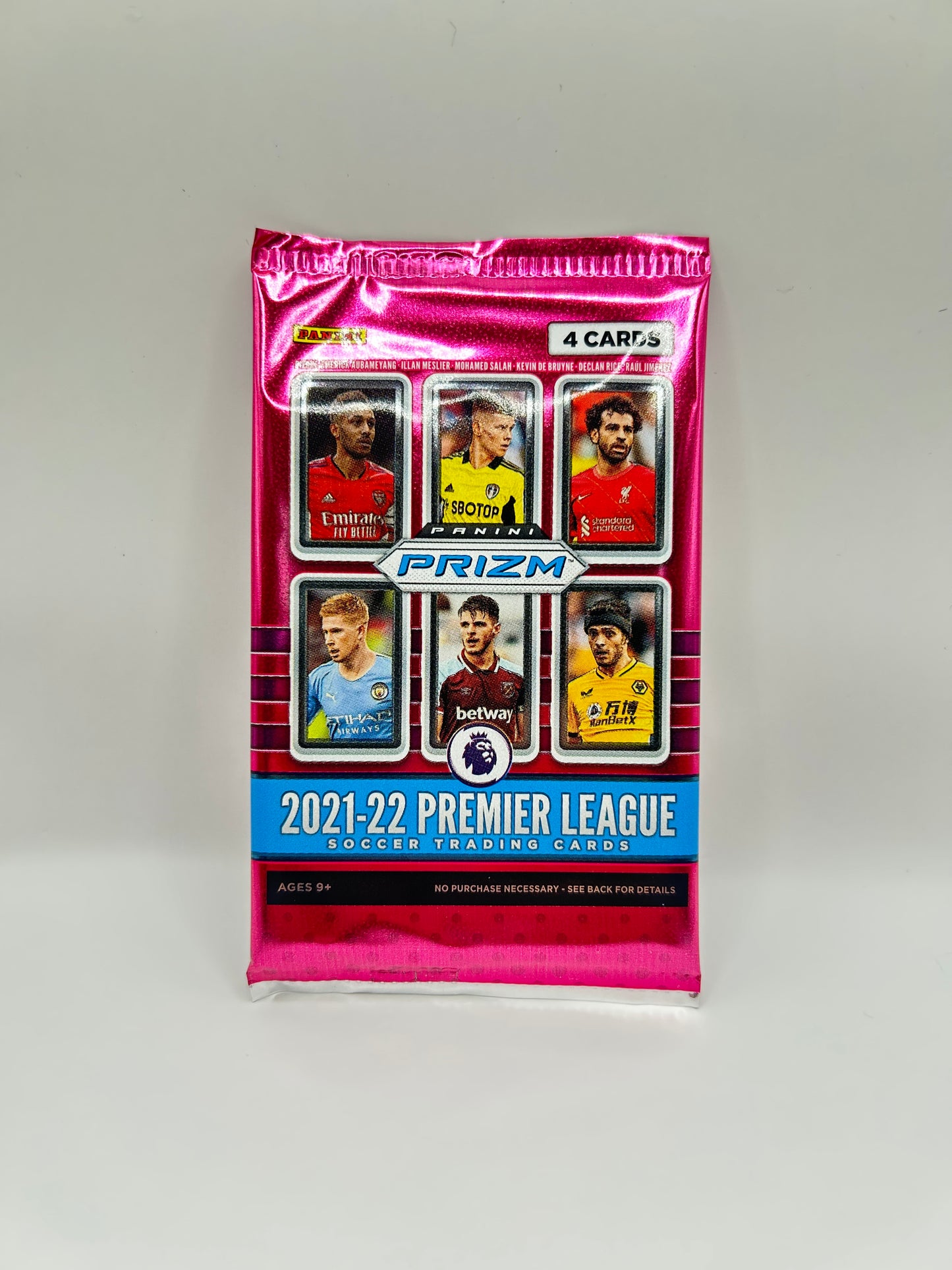 2021-22 Panini Prizm EPL Soccer Single pack (4 Cards)