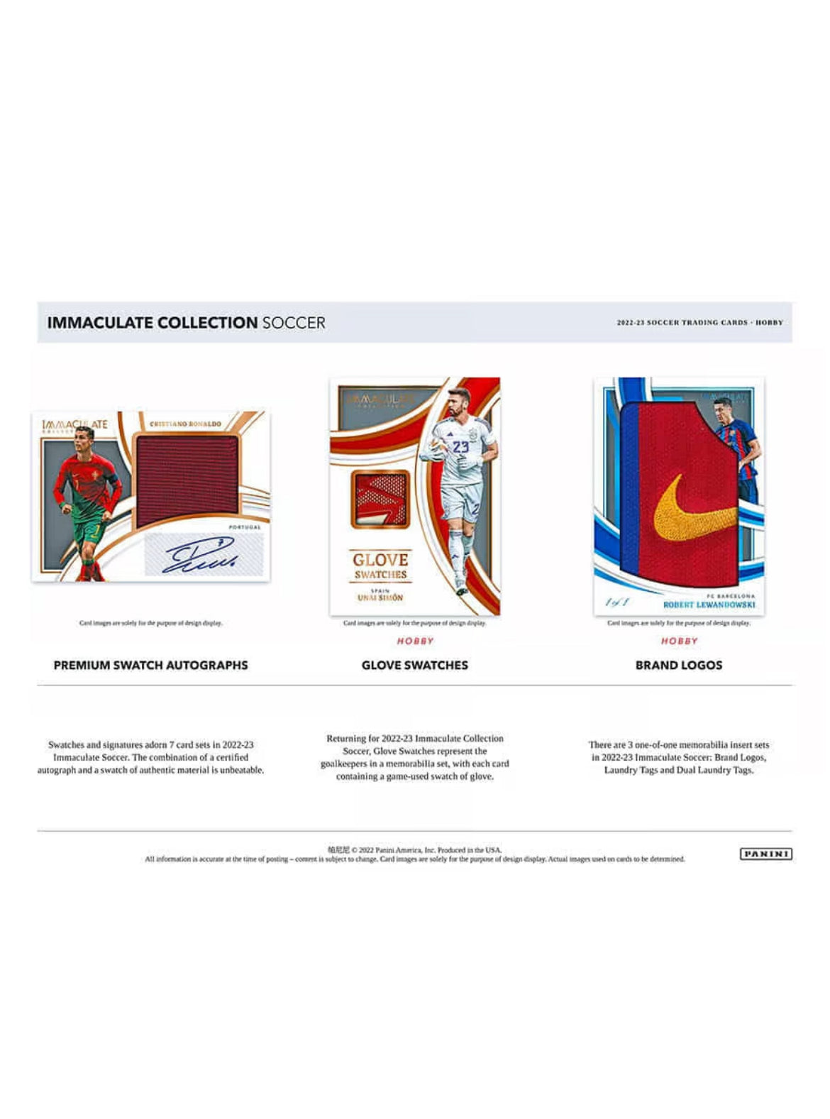 Panini IMMACULATE 2022-23 Soccer Hobby Box