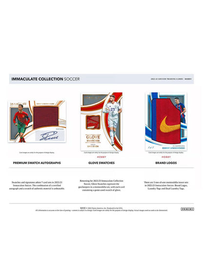 Panini IMMACULATE 2022-23 Soccer Hobby Box