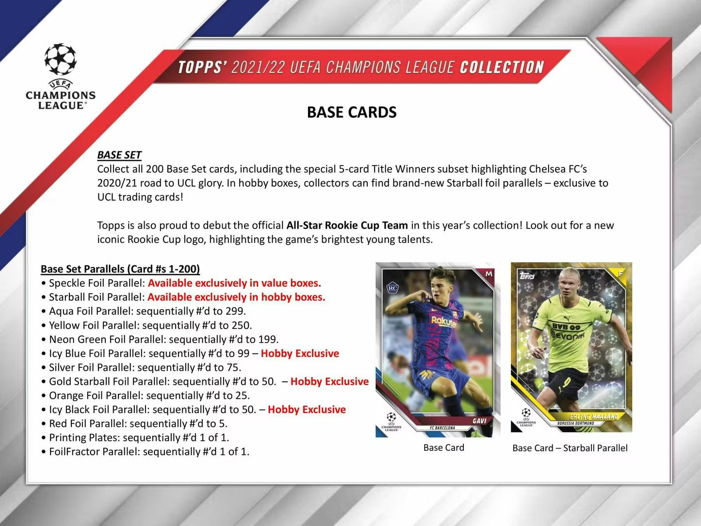 Topps UEFA Champions League Collection Soccer 2021/22 Blaster Box
