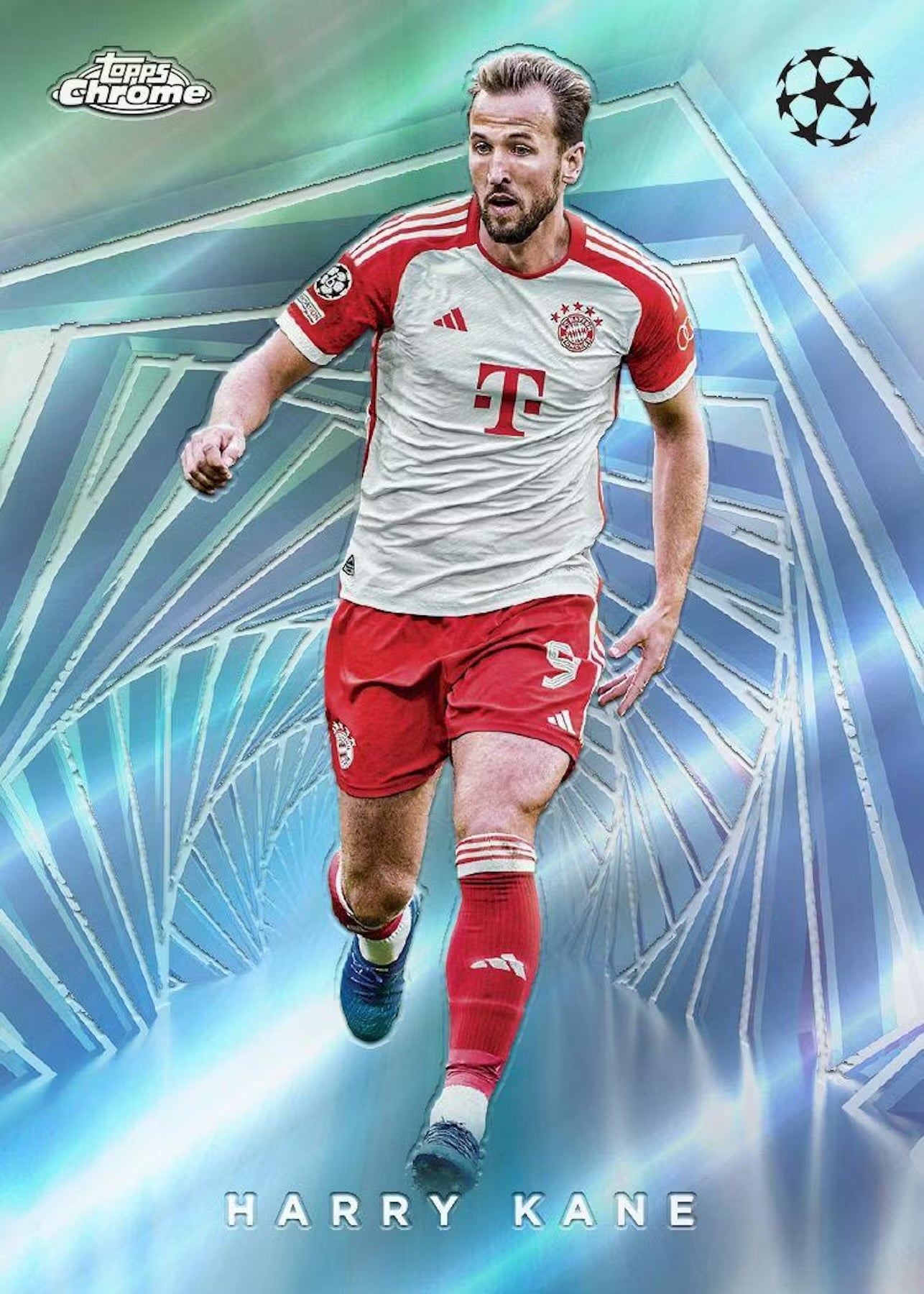 Topps Chrome UEFA Club Competitions 2023/24 Soccer Blaster Box