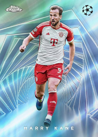 Topps Chrome UEFA Club Competitions 2023/24 Soccer Blaster Box