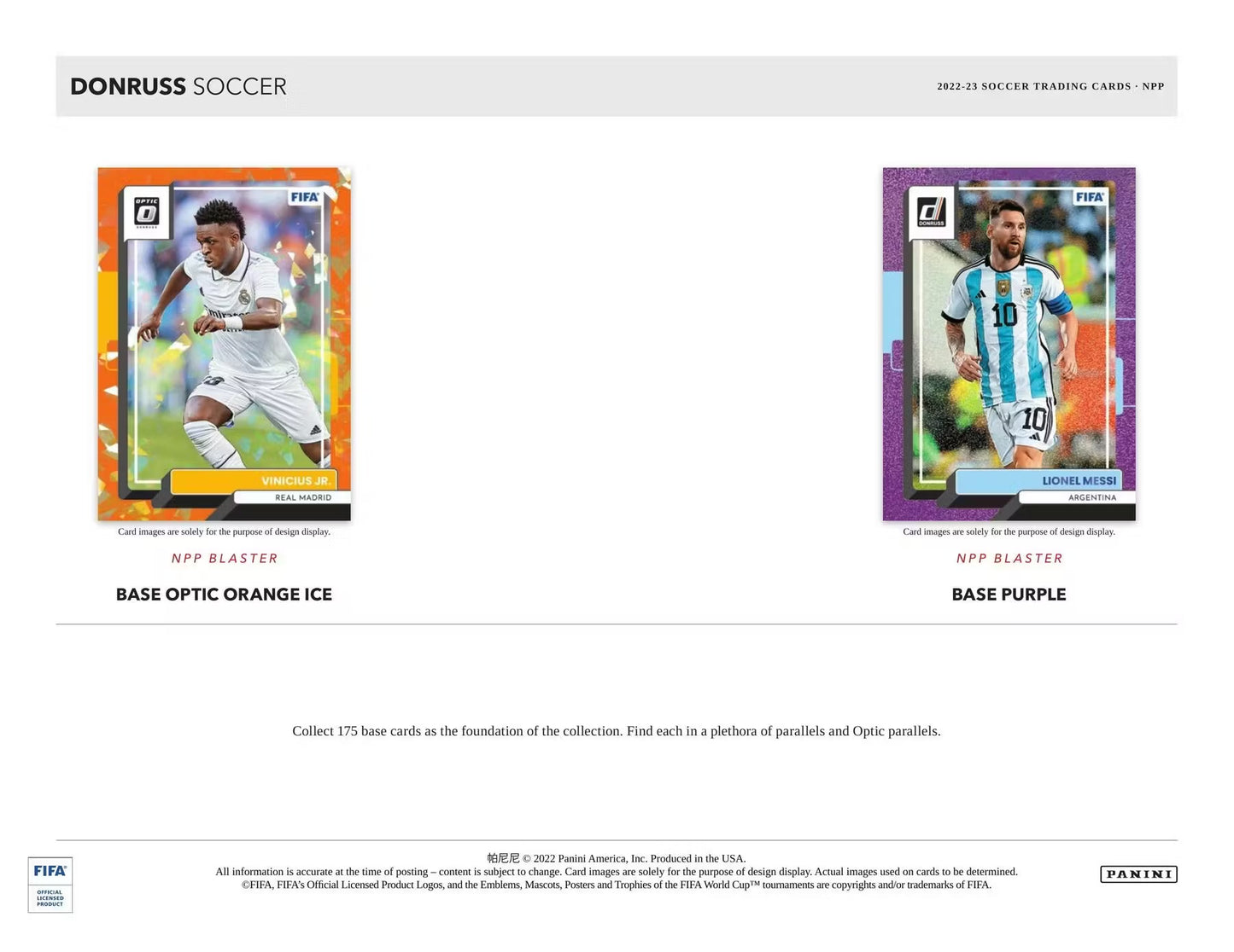 Panini Donruss 2022/23 Soccer Jumbo Value 12-Pack Box