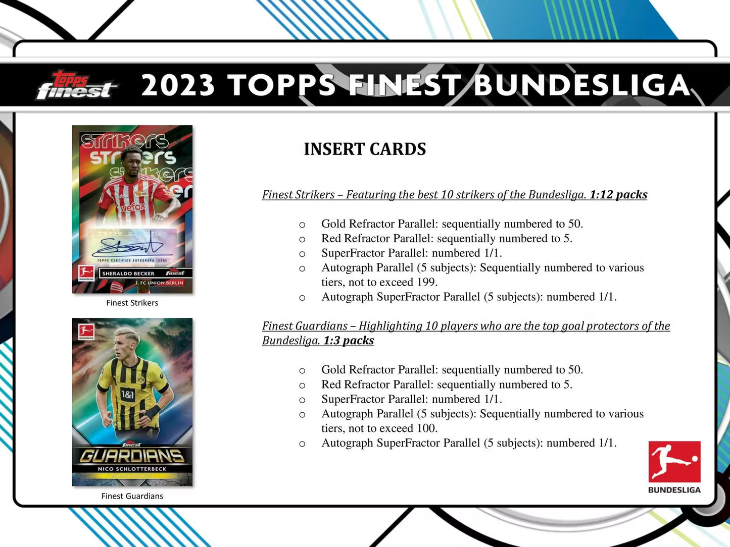 Topps 22/23 Finest Bundesliga Soccer Hobby Box