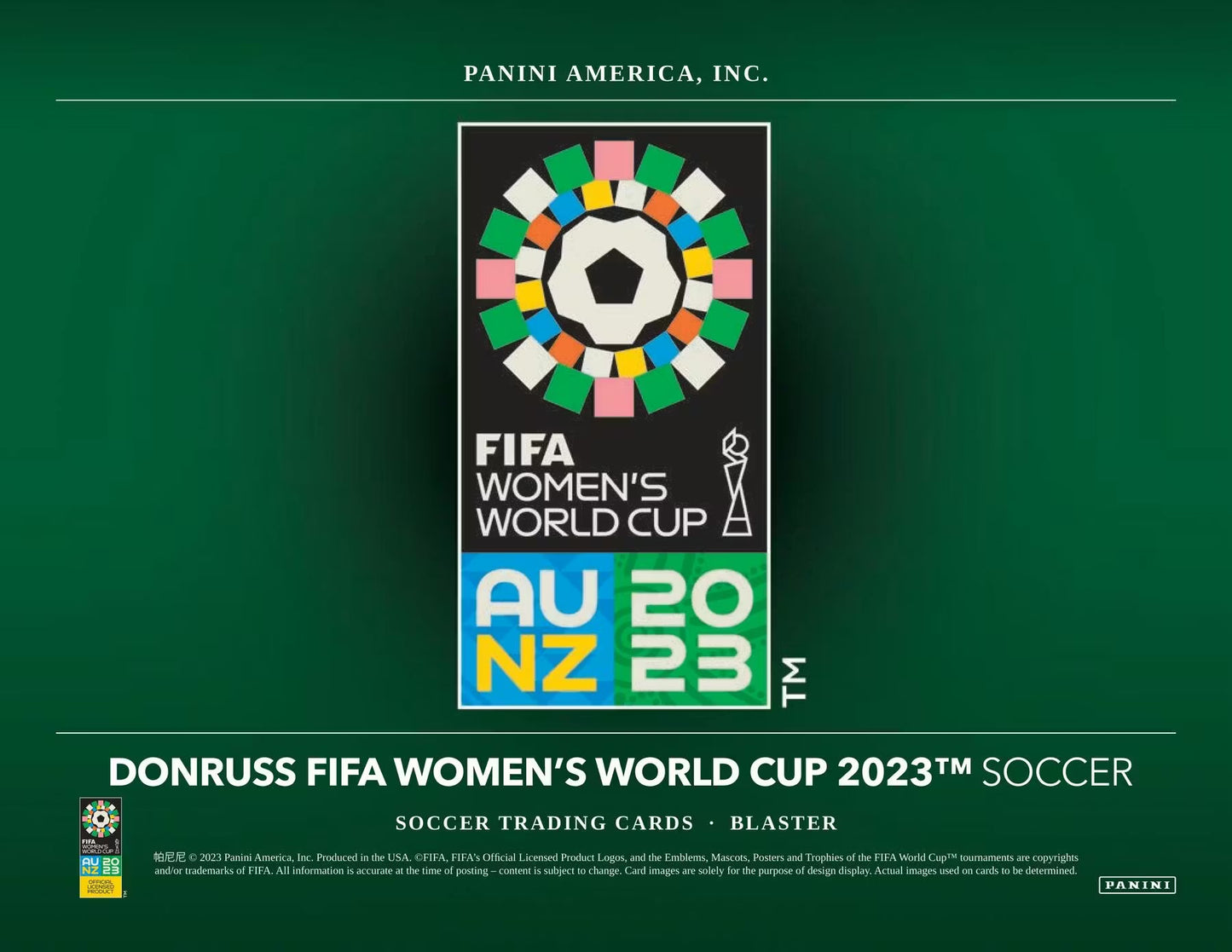 Panini Donruss Soccer 2023 FIFA Women's World Cup Blaster Box
