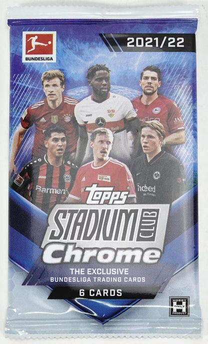 Topps 2021/22 Stadium Club Chrome Bundesliga Soccer Hobby Box