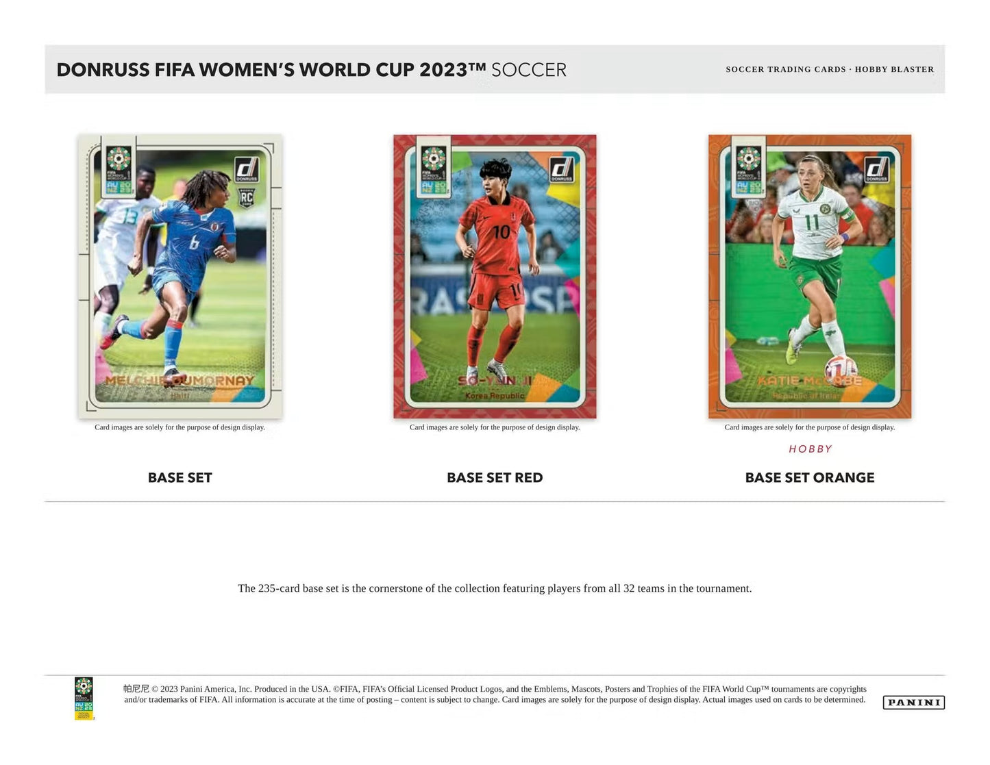 Panini 2023 Donruss Soccer FIFA Women's World Cup Blaster Hobby Box