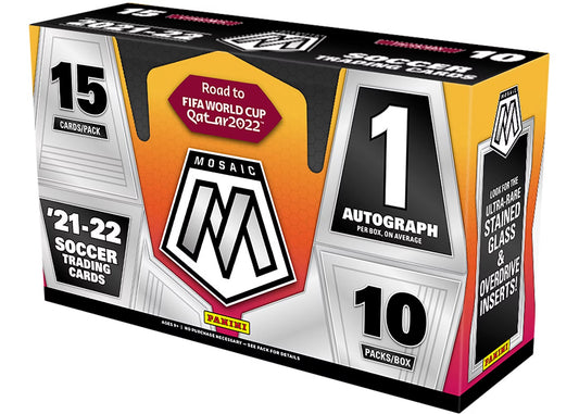 2021-22 Panini Mosaic (FIFA) Road to World Cup Soccer Hobby Box