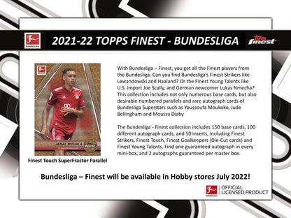 Topps Finest 2021/22 Bundesliga Soccer Hobby Box