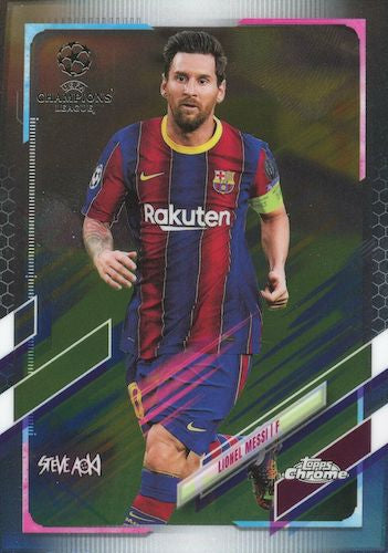 2020-21 Topps Champions League Chrome Soccer UEFA Steve Aoki Edition Hobby Box