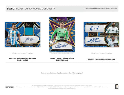 Panini Select 2026 Road to FIFA World Cup Soccer Mega Hobby Box