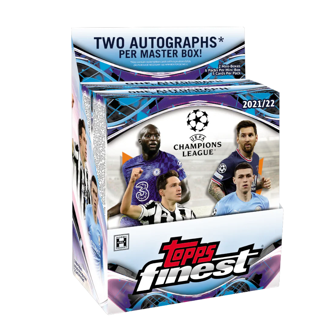 Topps Finest 2021/22 UEFA Champions League Soccer Hobby Box