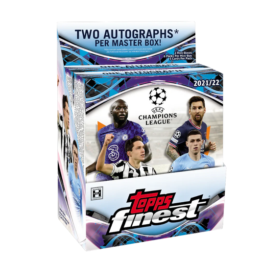 Topps Finest 2021/22 UEFA Champions League Soccer Hobby Box